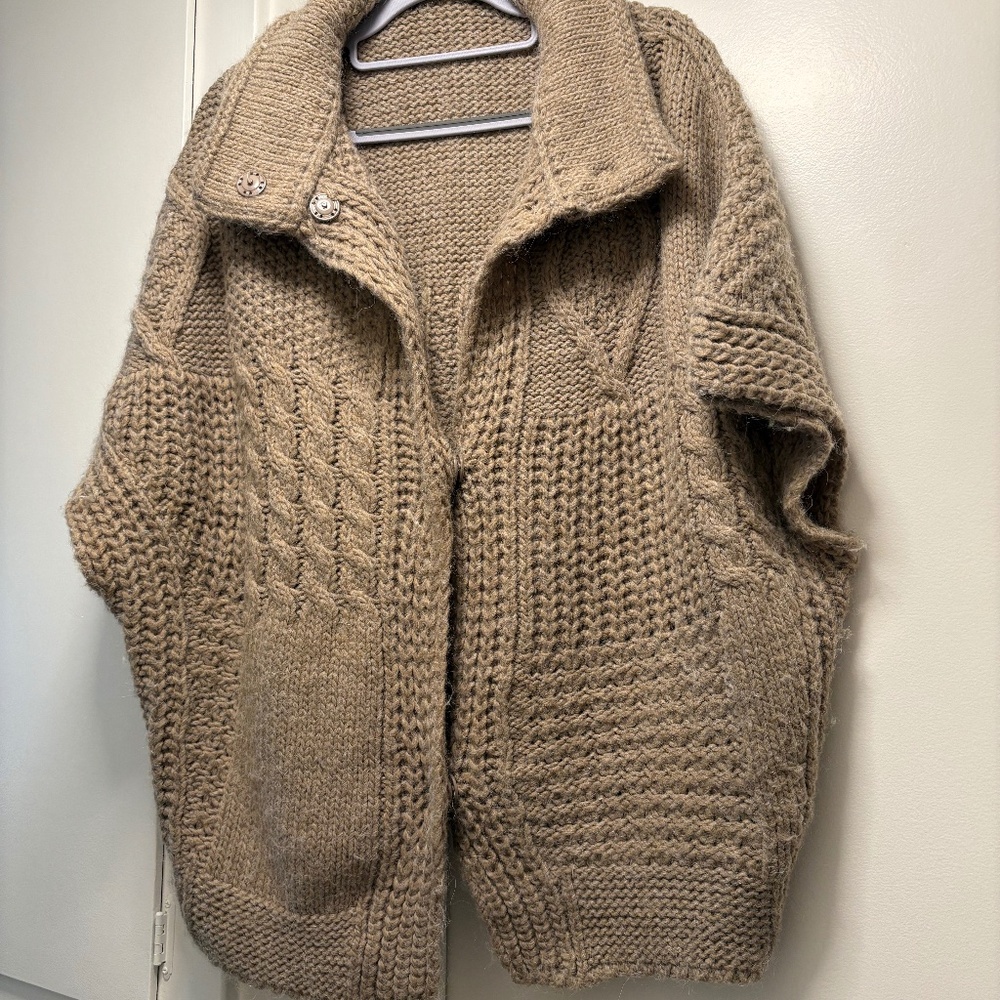 “AnDthe” Premium - Italian alpaca blend chunky sweater